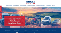 Desktop Screenshot of kraft-autoteile.de