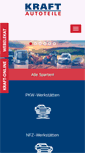 Mobile Screenshot of kraft-autoteile.de